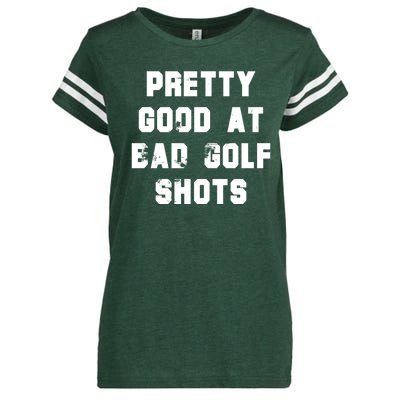 Pretty Good At Bad Golf Shots Enza Ladies Jersey Football T-Shirt