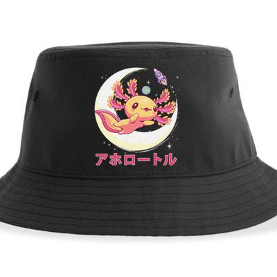 Pastel Goth Axolotl Kawaii Japanese Anime Aesthetic Nu Goth  Sustainable Bucket Hat