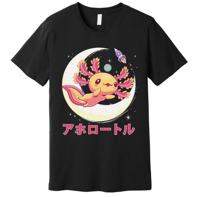 Pastel Goth Axolotl Kawaii Japanese Anime Aesthetic Nu Goth  Premium T-Shirt