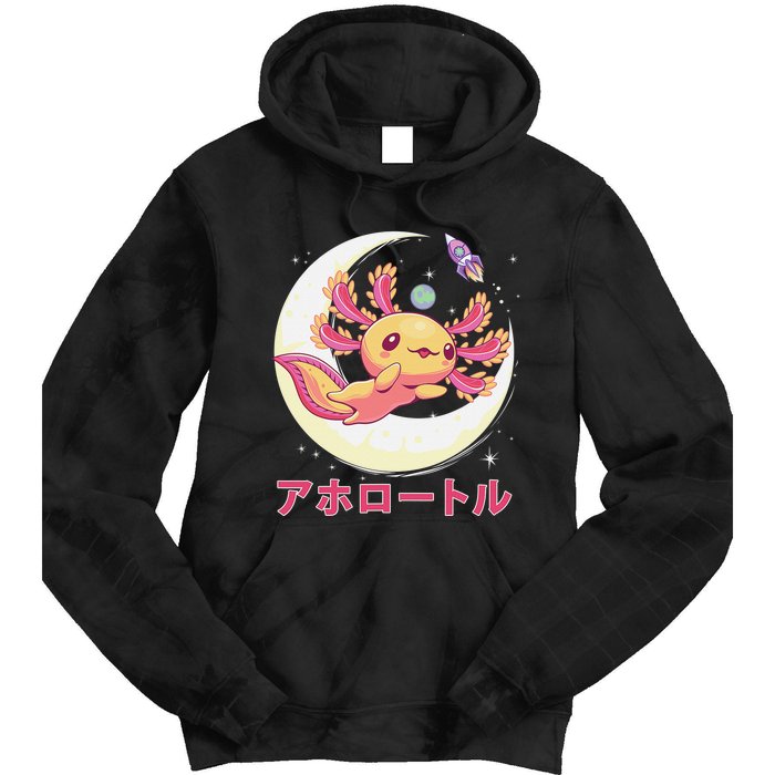 Pastel Goth Axolotl Kawaii Japanese Anime Aesthetic Nu Goth  Tie Dye Hoodie