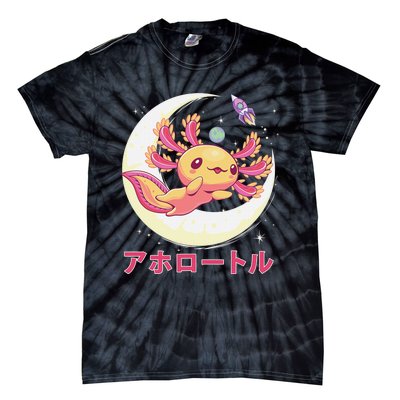 Pastel Goth Axolotl Kawaii Japanese Anime Aesthetic Nu Goth  Tie-Dye T-Shirt