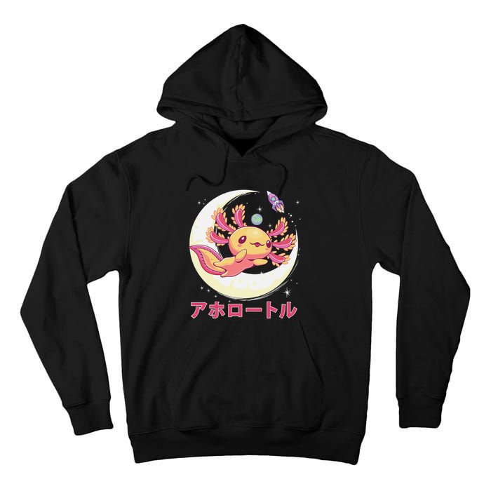 Pastel Goth Axolotl Kawaii Japanese Anime Aesthetic Nu Goth  Tall Hoodie