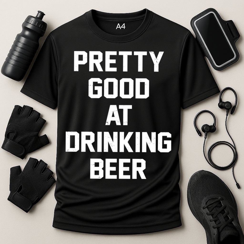 Pretty Good At Drinking Beer Festive Party Performance Shirt