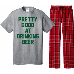 Pretty Good At Drinking Beer Festive Party Pajama Set