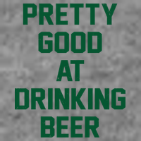 Pretty Good At Drinking Beer Festive Party Baby Bodysuit