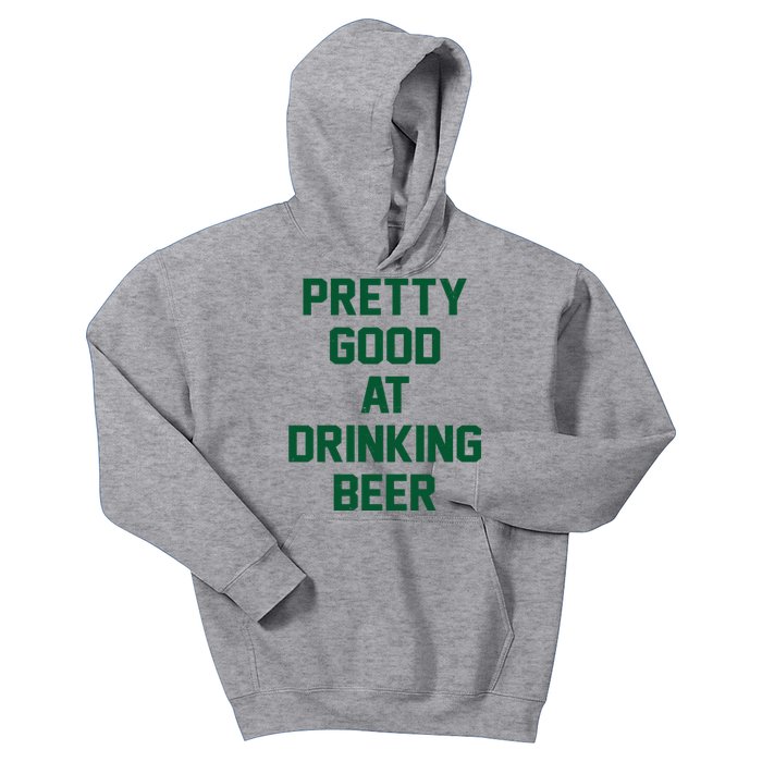 Pretty Good At Drinking Beer Festive Party Kids Hoodie