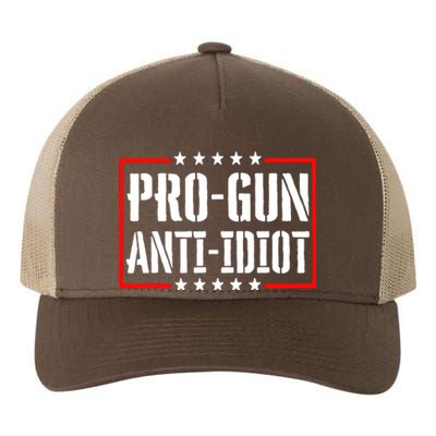 Pro Gun Anti Idiot Yupoong Adult 5-Panel Trucker Hat