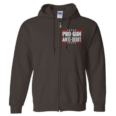 Pro Gun Anti Idiot Full Zip Hoodie