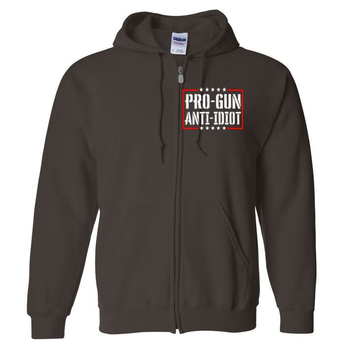 Pro Gun Anti Idiot Full Zip Hoodie