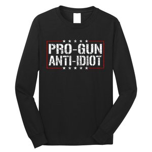 Pro Gun Anti Idiot Long Sleeve Shirt