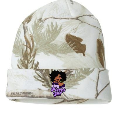 Pisces Girl Afro Girl Zodiac Signs Birthday Kati Licensed 12" Camo Beanie