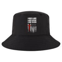 Pro Gun American Flag Patriotic Christian Cool Comfort Performance Bucket Hat
