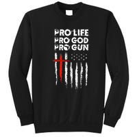 Pro Gun American Flag Patriotic Christian Sweatshirt