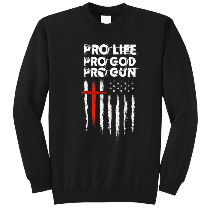 Pro Gun American Flag Patriotic Christian Sweatshirt