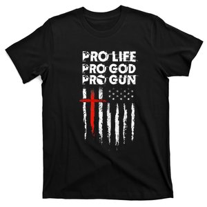 Pro Gun American Flag Patriotic Christian T-Shirt