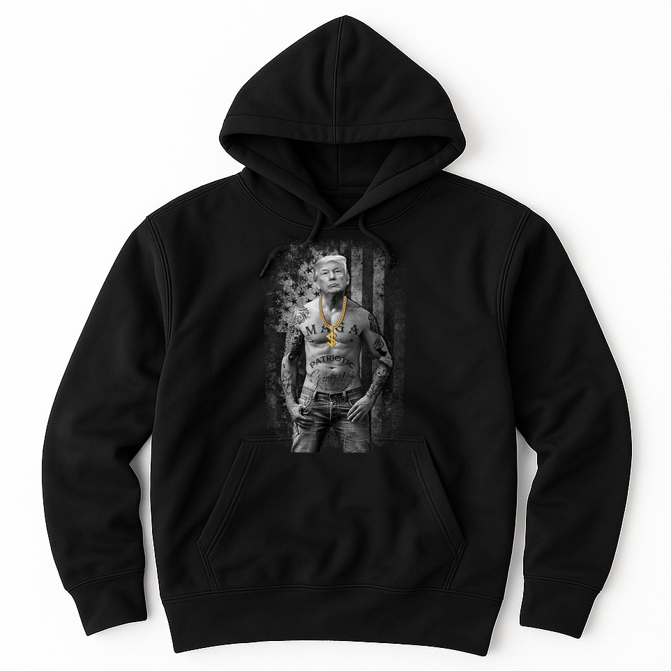 Patriotic Gangster Anti Liberal Pro Trump Republican Gifts Hoodie