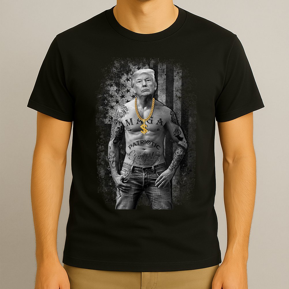 Patriotic Gangster Anti Liberal Pro Trump Republican Gifts T-Shirt