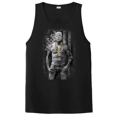 Patriotic Gangster Anti Liberal Pro Trump Republican Gifts PosiCharge Competitor Tank