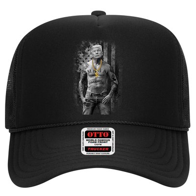 Patriotic Gangster Anti Liberal Pro Trump Republican Gifts Trucker Hat