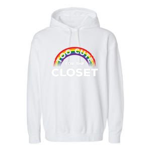 Pro Gay Agenda Rainbow Pride Flag Parade Lgbtq Couple Print Gift Garment-Dyed Fleece Hoodie