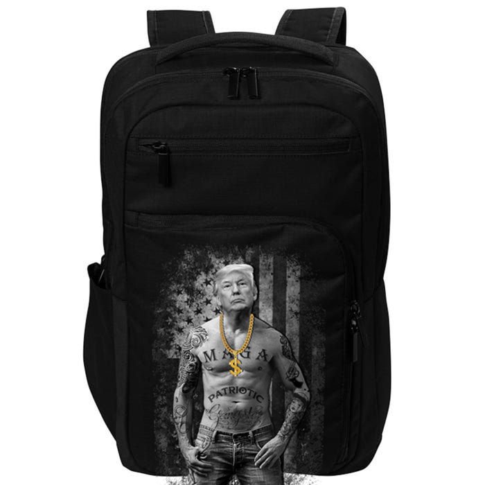 Patriotic Gangster Anti Liberal Pro Trump Republican Gifts Impact Tech Backpack