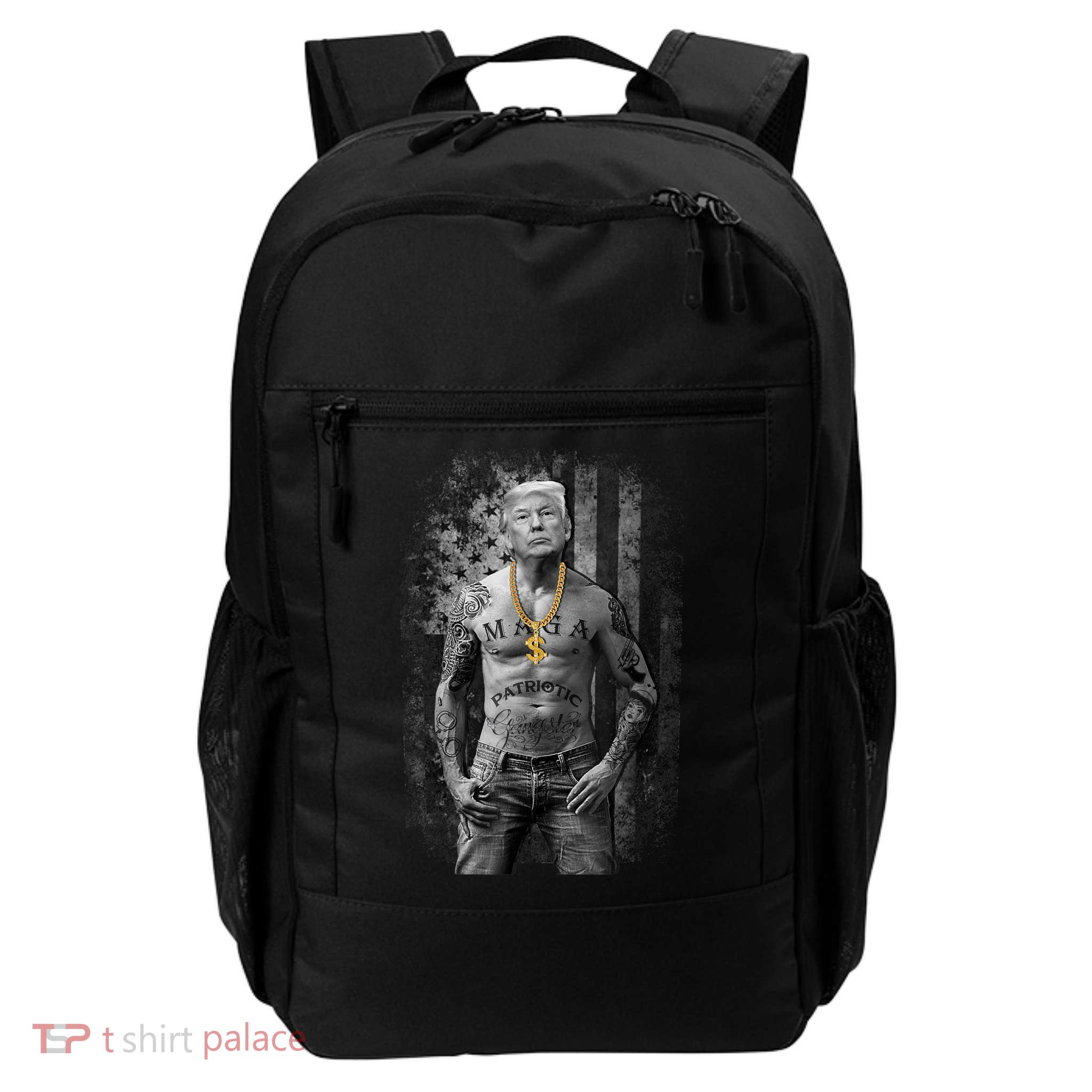 Patriotic Gangster Anti Liberal Pro Trump Republican Gifts Backpack