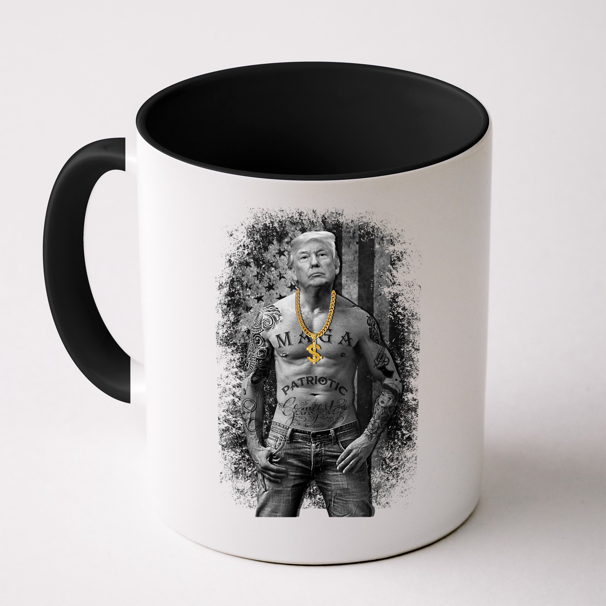 Patriotic Gangster Anti Liberal Pro Trump Republican Gifts Mug