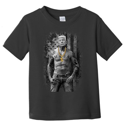 Patriotic Gangster Anti Liberal Pro Trump Republican Gifts Toddler T-Shirt