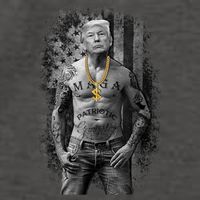 Patriotic Gangster Anti Liberal Pro Trump Republican Gifts Vector Backpack