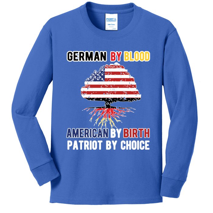 Proud Ger American Flag Gery Usa Gift Kids Long Sleeve Shirt