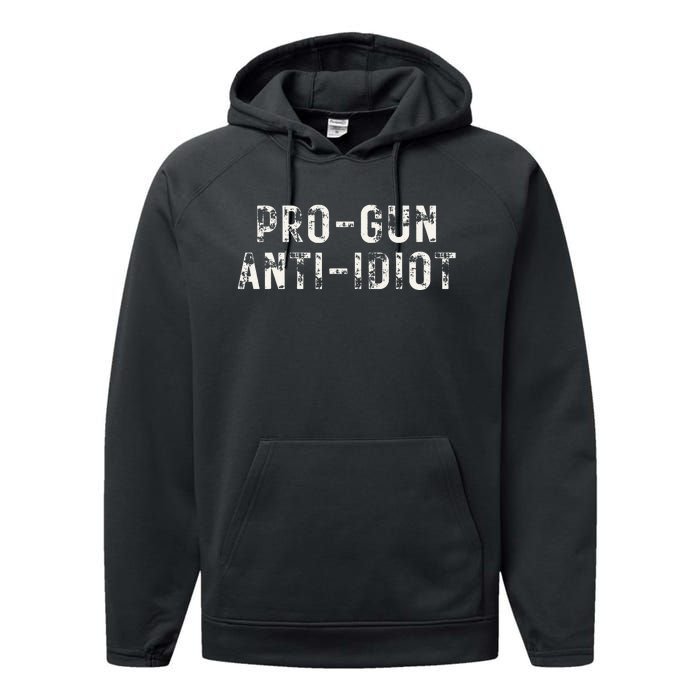 Pro Gun Anti Idiot Performance Fleece Hoodie