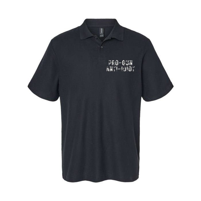 Pro Gun Anti Idiot Softstyle Adult Sport Polo