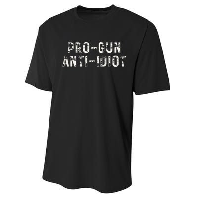 Pro Gun Anti Idiot Performance Sprint T-Shirt