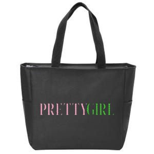 Pretty Girl Aka Beauty Style Zip Tote Bag