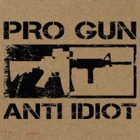 Pro Gun Anti Idiot 2nd Amendment Ar15 Rifle Gun Rights Cotton Canvas Backpack
