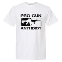 Pro Gun Anti Idiot 2nd Amendment Ar15 Rifle Gun Rights Garment-Dyed Heavyweight T-Shirt