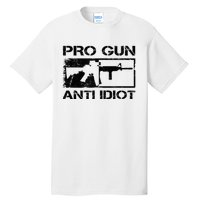 Pro Gun Anti Idiot 2nd Amendment Ar15 Rifle Gun Rights Tall T-Shirt