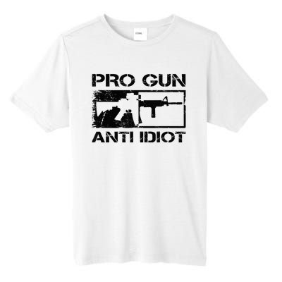 Pro Gun Anti Idiot 2nd Amendment Ar15 Rifle Gun Rights Tall Fusion ChromaSoft Performance T-Shirt