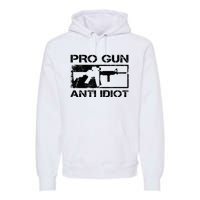 Pro Gun Anti Idiot 2nd Amendment Ar15 Rifle Gun Rights Premium Hoodie