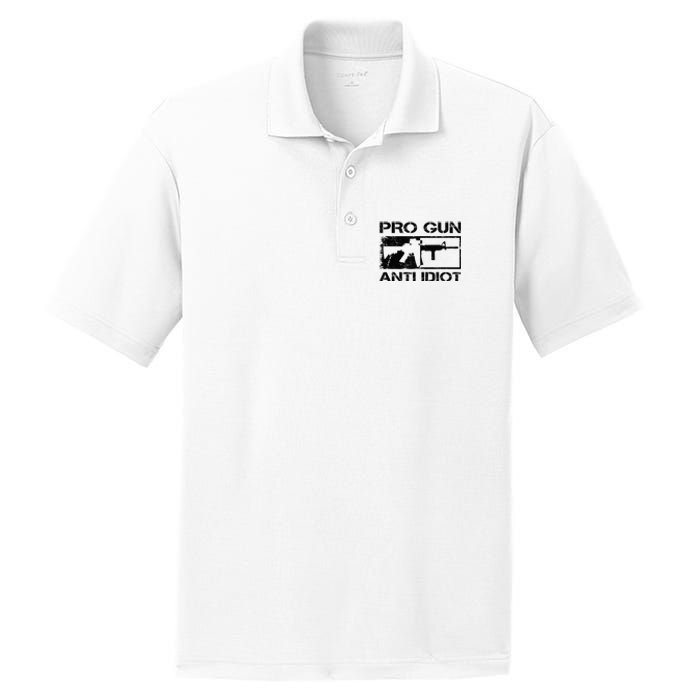 Pro Gun Anti Idiot 2nd Amendment Ar15 Rifle Gun Rights PosiCharge RacerMesh Polo