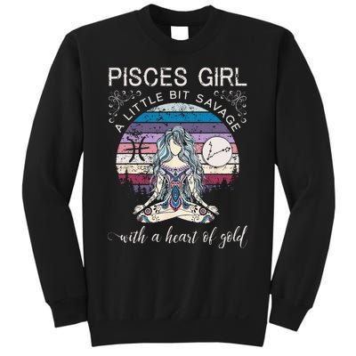 Pisces Girl Birthday For Women March Gift Sweatshirt