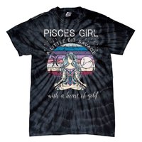 Pisces Girl Birthday For Women March Gift Tie-Dye T-Shirt