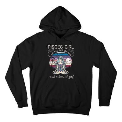 Pisces Girl Birthday For Women March Gift Tall Hoodie