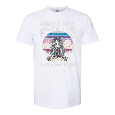 Pisces Girl Birthday For Women March Gift Softstyle CVC T-Shirt