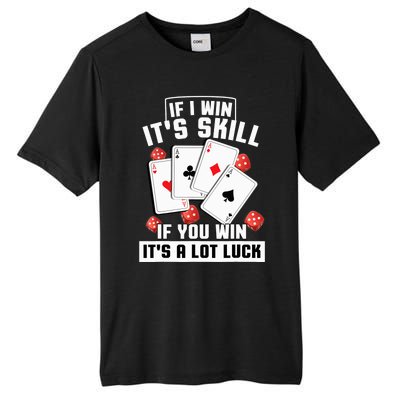 Poker Gifts Blackjack Jackpot Gambling Casino Player Tall Fusion ChromaSoft Performance T-Shirt