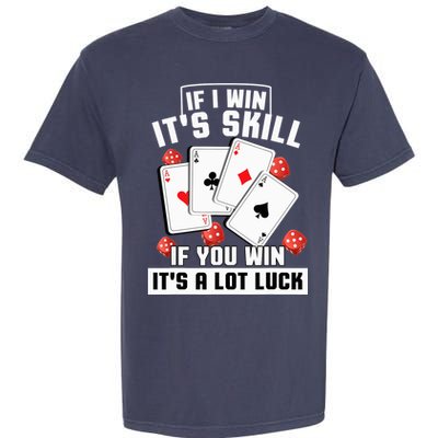 Poker Gifts Blackjack Jackpot Gambling Casino Player Garment-Dyed Heavyweight T-Shirt