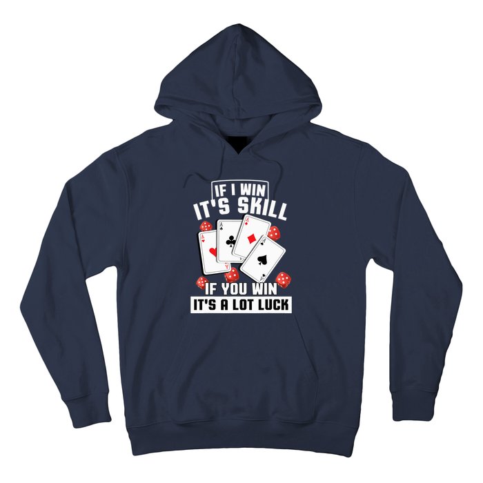 Poker Gifts Blackjack Jackpot Gambling Casino Player Hoodie