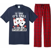 Poker Gifts Blackjack Jackpot Gambling Casino Player Pajama Set