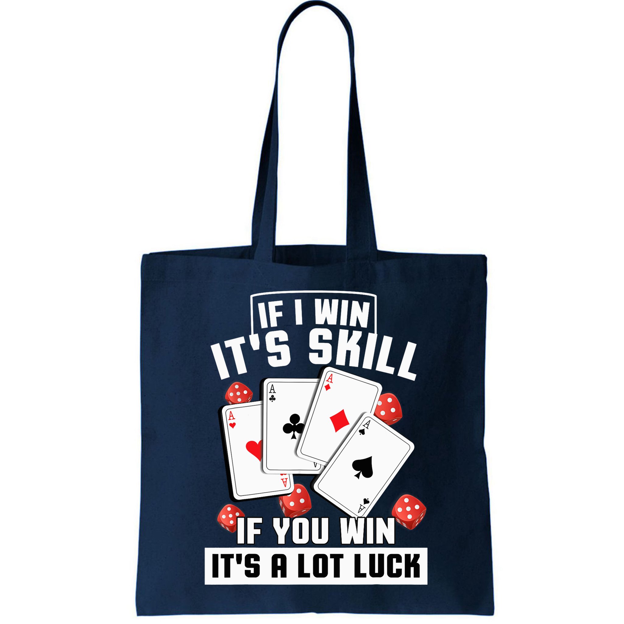 Poker Gifts Blackjack Jackpot Gambling Casino Player Bag