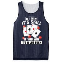 Poker Gifts Blackjack Jackpot Gambling Casino Player Mesh Reversible Basketball Jersey Tank